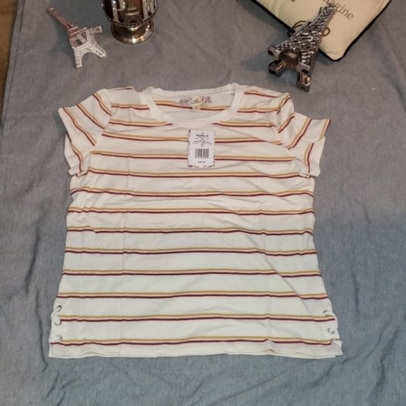 Pink Republic stripe tee - Picture 3 of 4